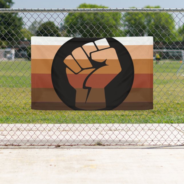 Banderoles Fierté des gens de couleur (POC) (En situation)