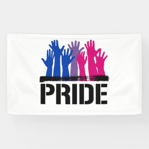 Banderoles Fierté ensemble bisexuelle