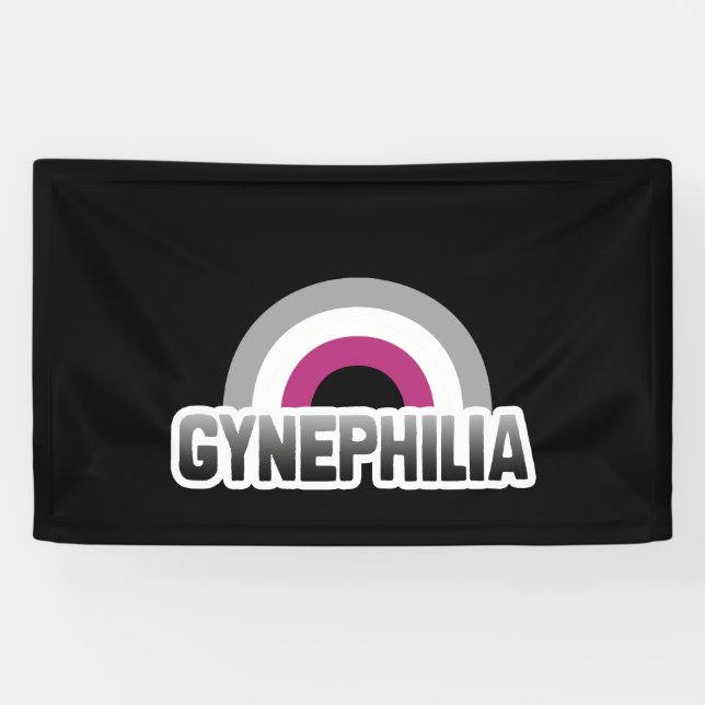 Banderoles Fierté gynéphile (Horizontal)