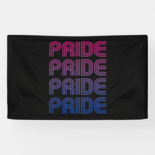 Banderoles Fierté Rétro Bisexuelle