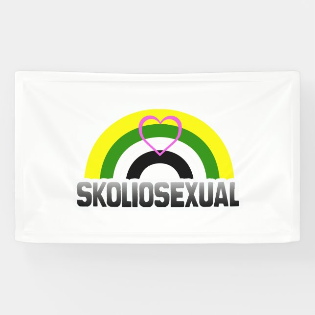 Banderoles Fierté skoliosexuelle (Horizontal)