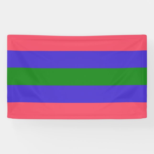 Banderoles Fierté trigender (Horizontal)