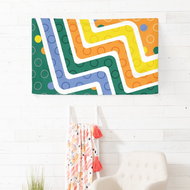 Banderoles Figures géométriques 3 (En situation)