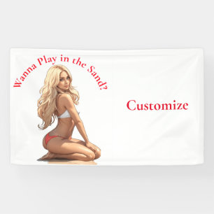 Banderoles Fille de plage de Bikini Thunder_Cove
