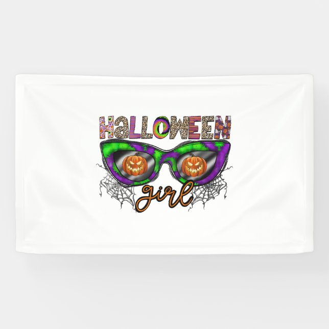 Banderoles Fille Halloween (Horizontal)