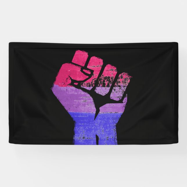 BANDEROLES FIST BISEXUEL (Horizontal)