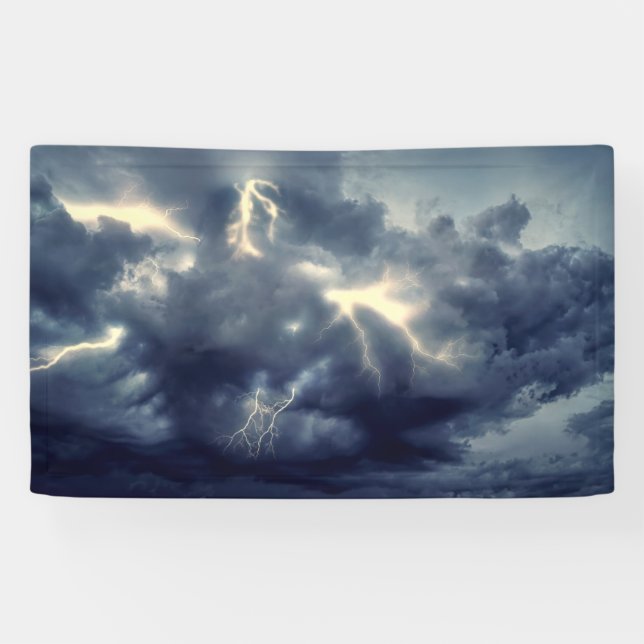 Banderoles Flambeaux pendant l'orage (Horizontal)