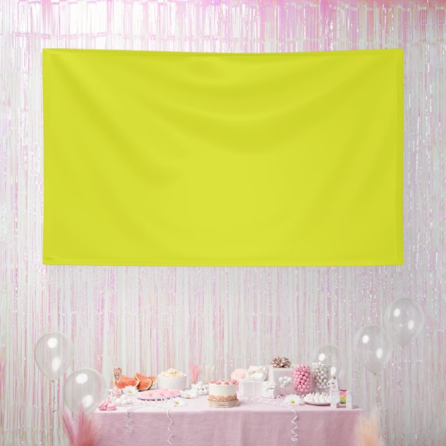 Banderoles Flat Yellow Background – Back-to-School Texture (Fête)