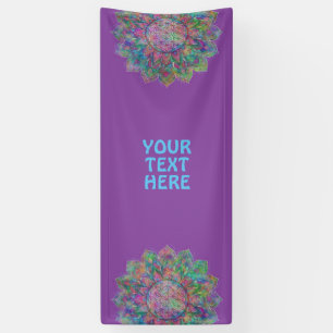 Banderoles Fleur de la vie - Indien Mandala 7c