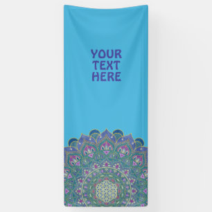 Banderoles Fleur De Vie - Mandala India Style 2