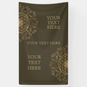 Banderoles Fleur De Vie - Ornements Vintages Mandala 2