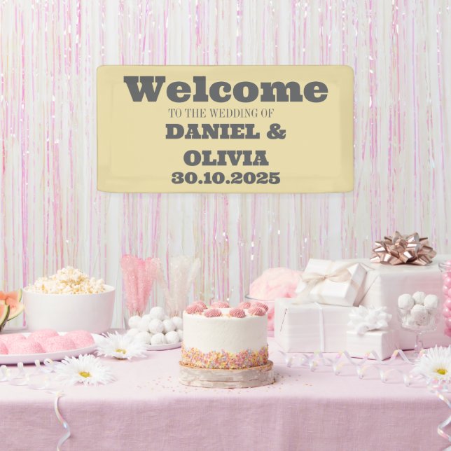 Banderoles Fleur sauvage Mariage Rustic Country Sièges Cartes (Fête)