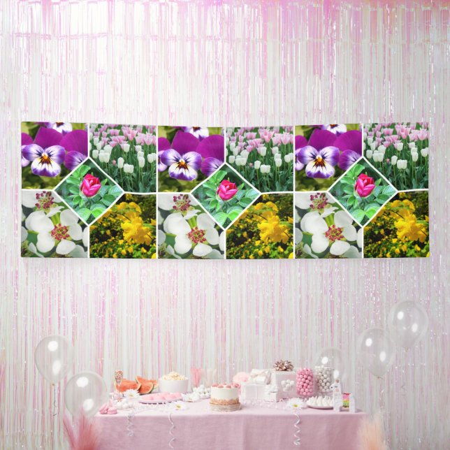 Banderoles Fleurs de printemps (Fête)