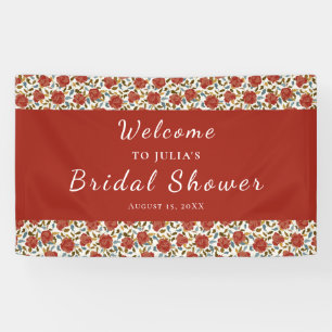 Banderoles Fleurs de rose sauvage Jardin Affaire Mariage