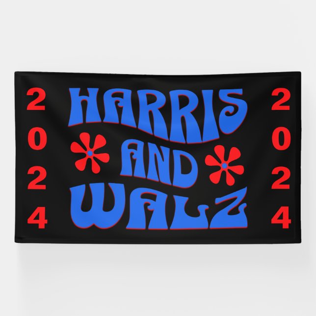Banderoles Fleurs rétro Harris & Walz (Horizontal)