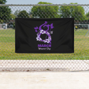 Banderoles Floral mars 8 Journée internationale de la femme 2