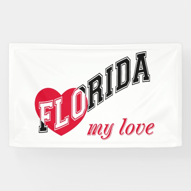 Banderoles Floride mon amour (Horizontal)