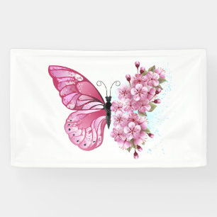 Banderoles Flower Butterfly