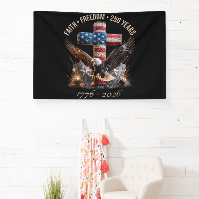 Banderoles Foi Liberté 250 Ans (Insitu)