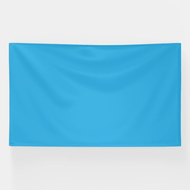Banderoles fond bleu avec chat noir et blanc sur (Horizontal)