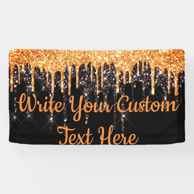 Banderoles Fond de cabine photo de fête d'Halloween orange no (Horizontal)