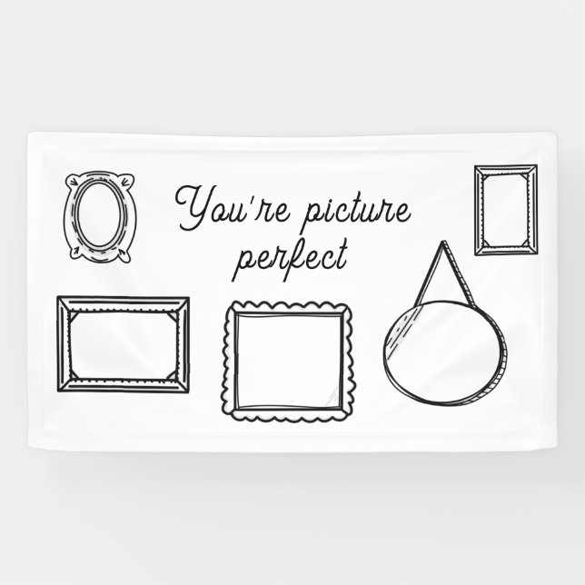 Banderoles Fond de photomaton de style BD 2D  (Horizontal)