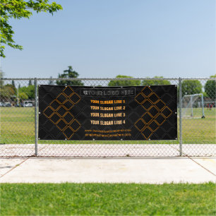 Banderoles Fond de Présentation de Réunion de Triangle Hexago