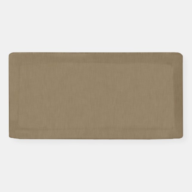 Banderoles Fond marron texturé calme et simple (Horizontal)