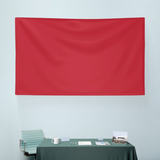 Banderoles Fond Rouge Foncé (Salon professionnel)