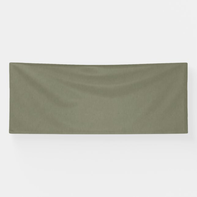 Banderoles Fond texturé vert olive calme et simple (Horizontal)