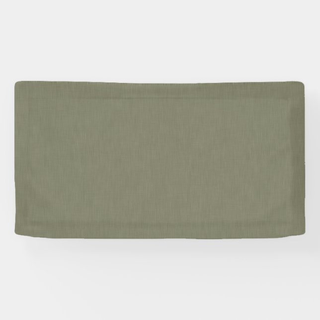 Banderoles Fond texturé vert olive calme et simple (Horizontal)