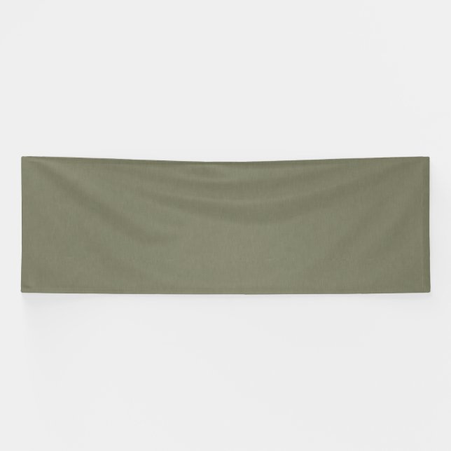 Banderoles Fond texturé vert olive calme et simple (Horizontal)