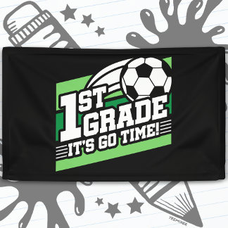 Banderoles Football de soccer de 1re année Premier jour de re
