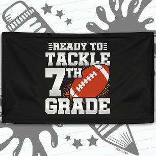 Banderoles Football Premier Jour 7e Année de Collège Retour à