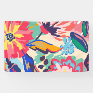 Banderoles Forêt et rose