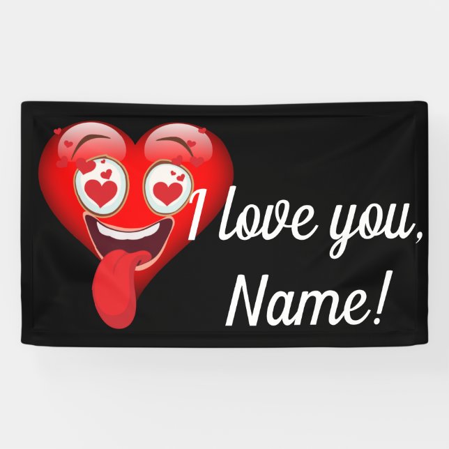 Banderoles Fou en amour (Horizontal)