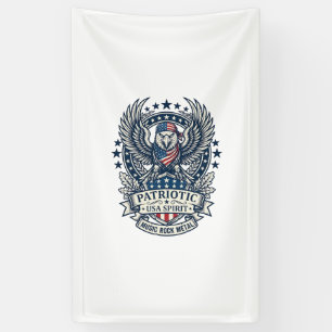 Banderoles Foulard Patriotique Rocker Old Glory Musique Rock 
