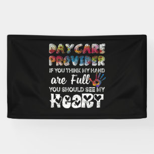 Banderoles Fournisseur de garderie - Cadeau d'appréciation Ga