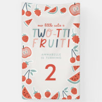 Fruit de 2e anniversaire rouge été fête des enfant