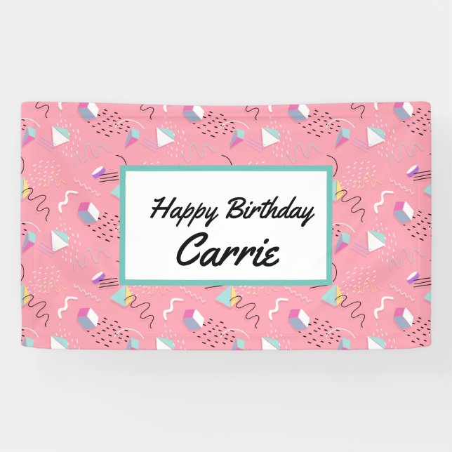 Banderoles Fun Pink 1990 (Horizontal)