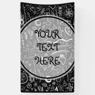 Banderoles Funky Nature Of Life Notes Motif 4