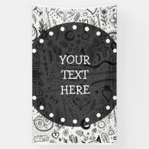 Banderoles Funky Nature Of Life Notes Motif 5