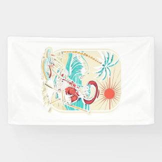 Banderoles Funny Skeleton Summer