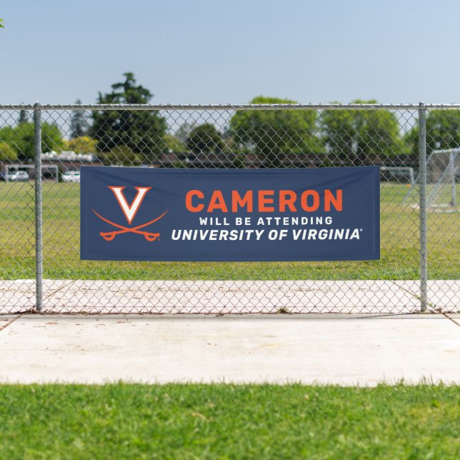 Banderoles Futur diplômé de la Virginia Cavalier (En situation)