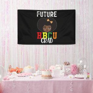 Banderoles Future diplômée d'une université noire Graduation