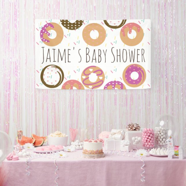 Banderoles Gâteau Donuts Mignon Baby Shower (Fête)