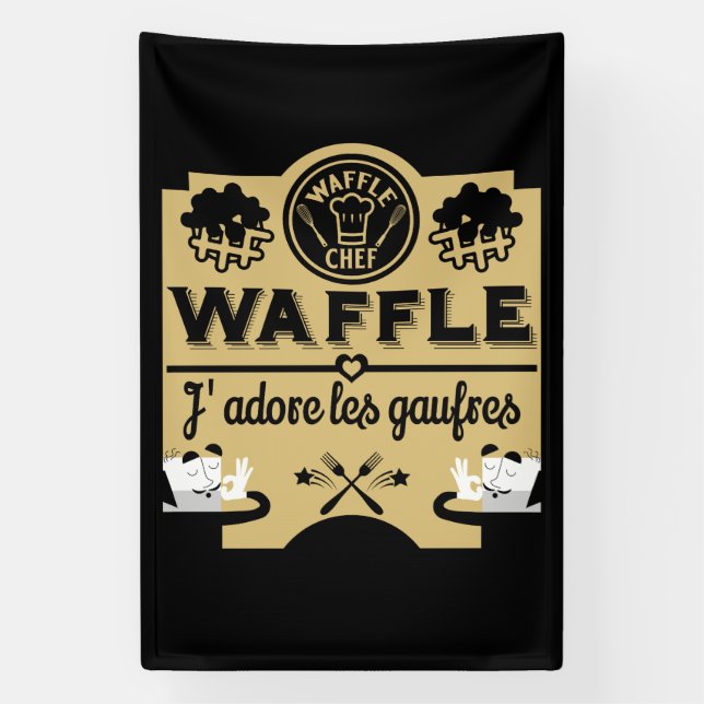 Banderoles gaufres de Belgique (Verticale)
