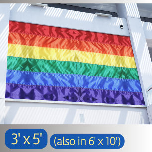 Banderoles Gay LGBT Classic Arc-en-ciel Drapeau Arc-en-ciel C