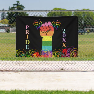 Banderoles Gay LGBTQ Pride Month Love Wins Rainbow Custom