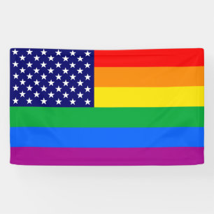 Banderoles Gaymerican Pride